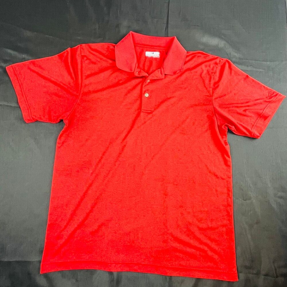 Grand-slam Men's Red and Orange Polo-shirts